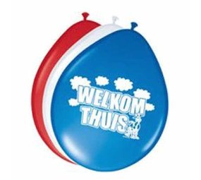 Folat Welkom Thuis Ballonnen 30cm | 8 stuks Folat Welkom Thuis Ballonnen 30cm | 8 stuks