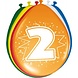 Ballonnen 2 jaar | 8 stuks Ballonnen 2 jaar | 8 stuks