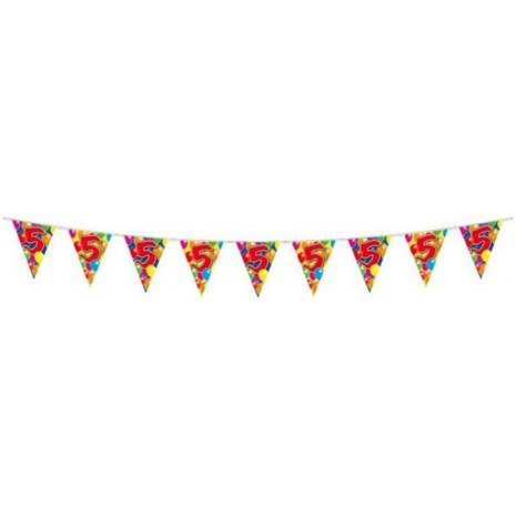 Folat Flag Garland 5 Years 10 meters | per piece