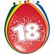 Ballonnen 18 jaar | 8 stuks Ballonnen 18 jaar | 8 stuks