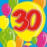 Folat Servetten 30 jaar 25x25cm | 20 stuks