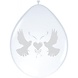 Folat Wedding Dove Balloons White 30cm | 8 pieces