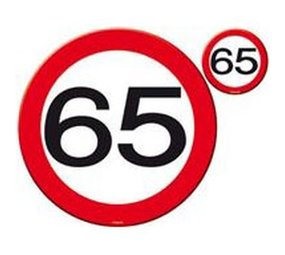 Folat Placemat met onderzetter 65 jaar | 4 stuks Folat Placemat met onderzetter 65 jaar | 4 stuks