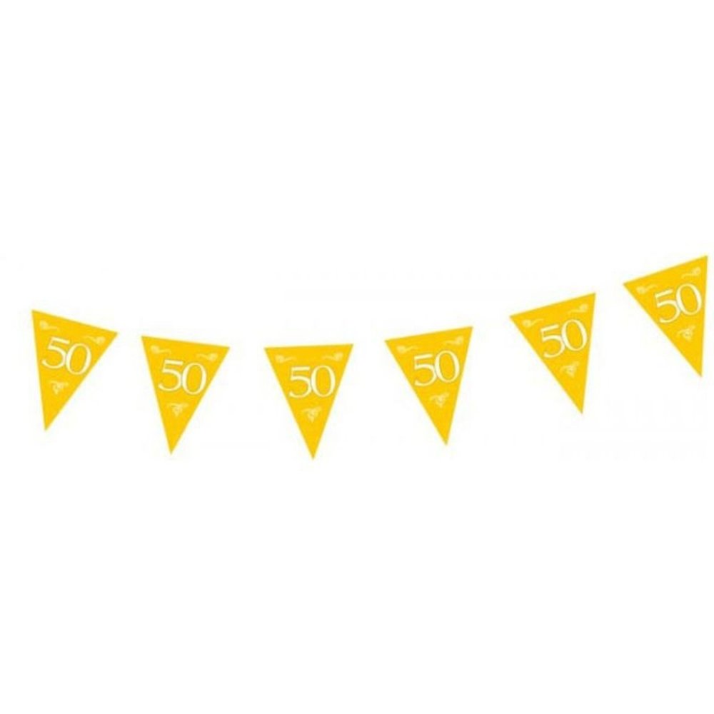 Wimpelkette zum 50. Hochzeitstag