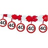 Folat Guirlande lumineuse « 40 ans de signalisation » avec pendentifs, 4 mètres | à l'unité Folat Guirlande lumineuse « 40 ans de signalisation » avec pendentifs, 4 mètres | à l'unité