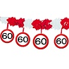 Folat 60 Years Traffic Sign Garland with Hanging Pendants 4 meters | per piece Folat 60 Years Traffic Sign Garland with Hanging Pendants 4 meters | per piece