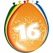 Folat Ballonnen 16 jaar | 8 stuks Folat Ballonnen 16 jaar | 8 stuks