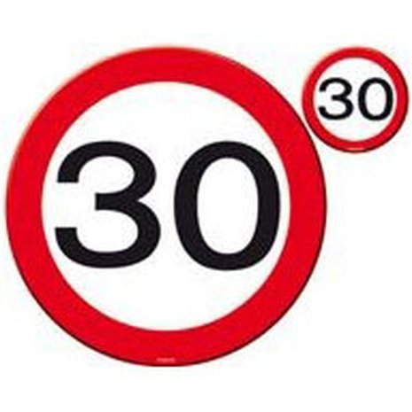 Folat Placemat met onderzetter 30 jaar | 4 stuks