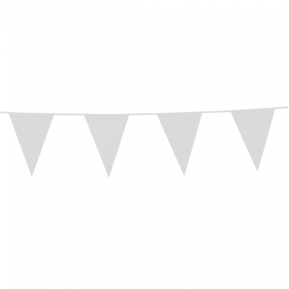 Paper Dreams White Flag Garland | 10 meters