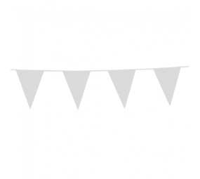 Paper Dreams White Flag Garland | 10 meters