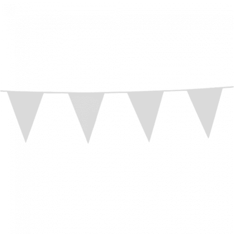 Paper Dreams White Flag Garland | 10 meters
