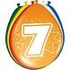 Ballonnen 7 jaar | 8 stuks Ballonnen 7 jaar | 8 stuks