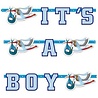 Folat Letter garland It's a boy stork 2 m | per piece