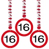 Folat Panneaux de signalisation décoratifs en spirale 16 | 3 pièces Folat Panneaux de signalisation décoratifs en spirale 16 | 3 pièces