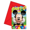 Procos Party Invitation à une fête Mickey Mouse (6 pièces)