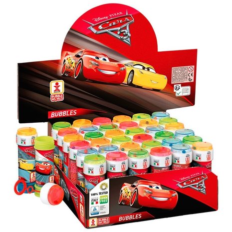 Henbrandt Bellenblaas Cars gekleurd 60ml per stuk Henbrandt Bellenblaas Cars gekleurd 60ml per stuk