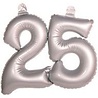 Inflatable number 25 silver Inflatable number 25 silver