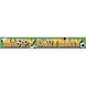 Banner Voetbal Happy Birthday folie Banner Voetbal Happy Birthday folie