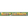 Unique Party Fußballbanner „Alles Gute zum Geburtstag“, 3,5 Meter | pro Stück
