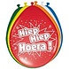Folat Hip Hip Hooray Balloons 30cm | 8 pieces