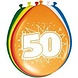 Ballon 50 jaar 8 stuks Ballon 50 jaar 8 stuks
