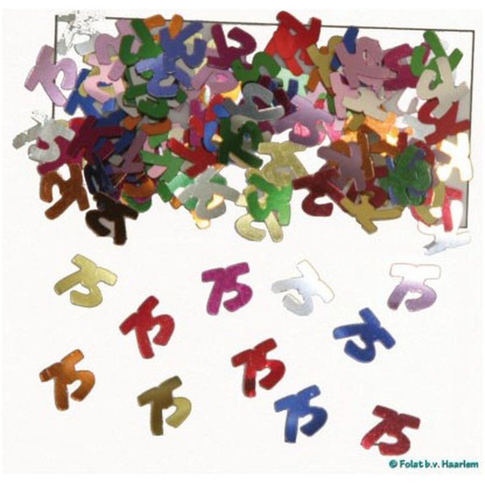 Folat Confetti 75 jaar | 14 gram