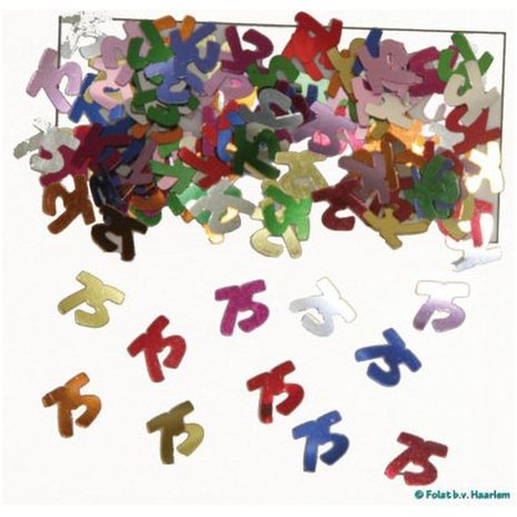 Folat Confetti 75 jaar | 14 gram