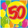 20 Servietten zum 50. Geburtstag 20 Servietten zum 50. Geburtstag