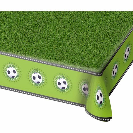 Folat Fußballtischdecke mit Rasenmotiv, 130 x 180 cm | pro Stück