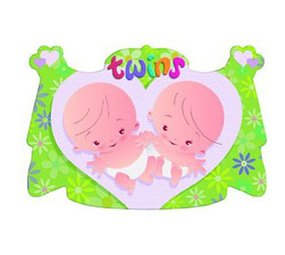 Haza - Witbaard Deurbord Tweeling Twins Haza - Witbaard Deurbord Tweeling Twins
