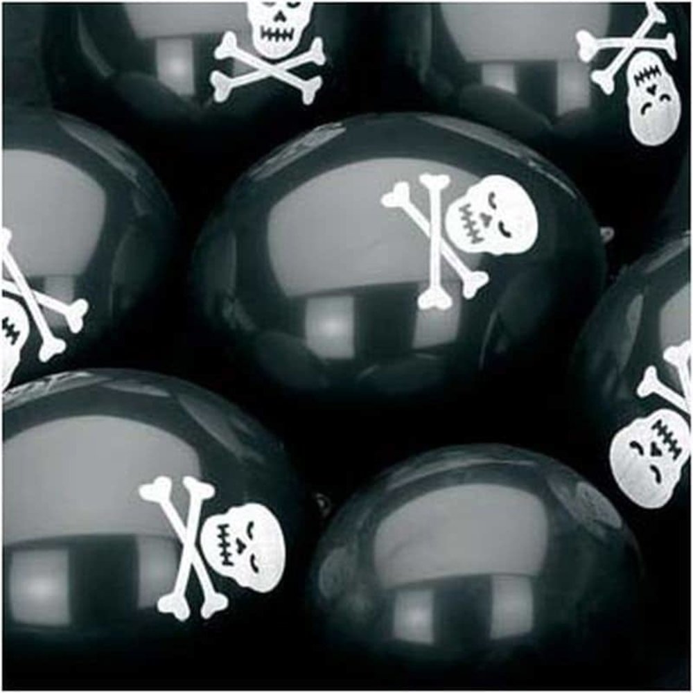 Boland Piraten-Klassiker-Luftballons 25 cm | 6 Stück