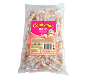 Candyman 20x Snipits Suikersnoepjes per rolletje verpakt Candyman 20x Snipits Suikersnoepjes per rolletje verpakt