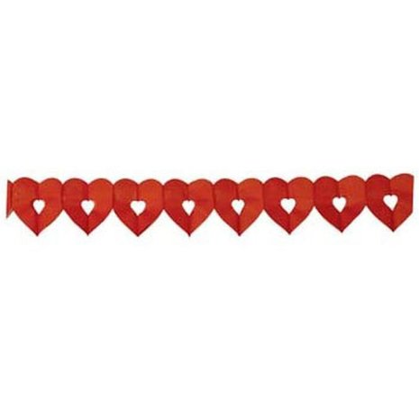 Slinger hart klein open rood Slinger hart klein open rood