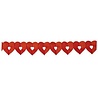 Garland heart small open red Garland heart small open red