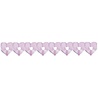 Guirlande cœur petit rose ouvert Guirlande cœur petit rose ouvert