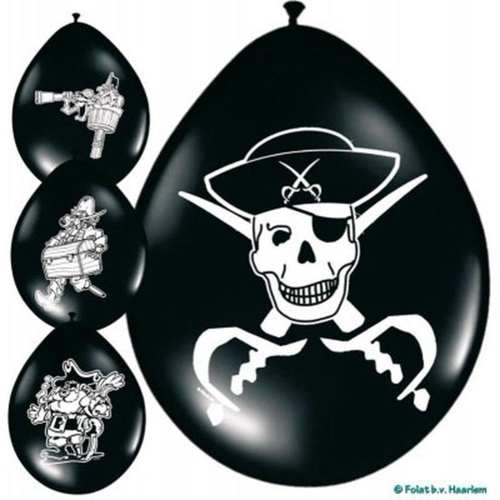 Folat Pirate Balloons 30cm | 8 pieces