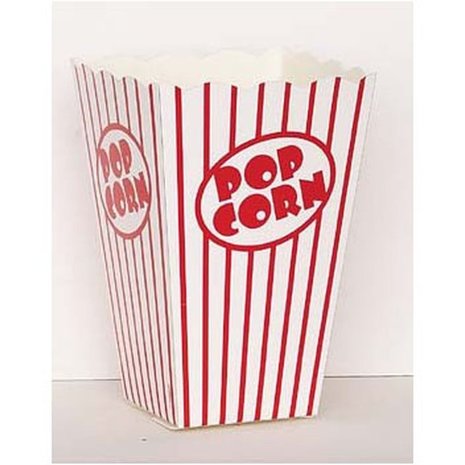 Henbrandt Popcornbox 15x10cm | 10 Stück