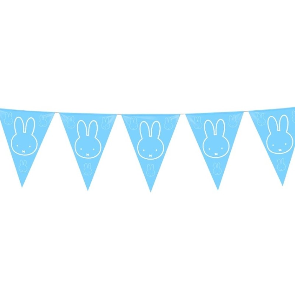 Haza - Witbaard Miffy birth boy bunting