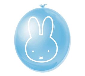 Haza - Witbaard Ballon Miffy naissance garçon 6 pièces