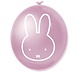Haza - Witbaard Miffy balloon birth girl 6 pieces