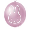 Haza - Witbaard Miffy Ballongeburt Mädchen 6 Stück