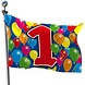 Folat 1 Year Flag 60x90cm | per piece