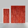 WeFiesta Türvorhang aus orangefarbener Folie, 100 x 240 cm | pro Stück WeFiesta Türvorhang aus orangefarbener Folie, 100 x 240 cm | pro Stück