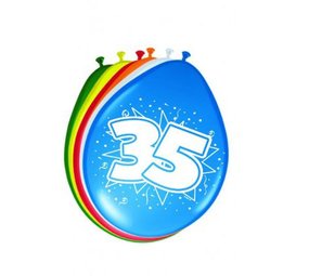 Folat Ballons 35 ans 30 cm | 8 pièces
