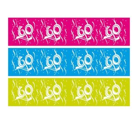 Folat Afzetlint 60 jaar blauw Folat Afzetlint 60 jaar blauw