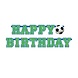 Amscan Voetbal Letterslinger Happy Birthday 10x130cm | per stuk Amscan Voetbal Letterslinger Happy Birthday 10x130cm | per stuk