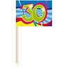 Folat Brochettes 30e anniversaire, 50 pièces Folat Brochettes 30e anniversaire, 50 pièces