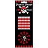 J'adore les bougies Pirates avec support, lot de 12. J'adore les bougies Pirates avec support, lot de 12.