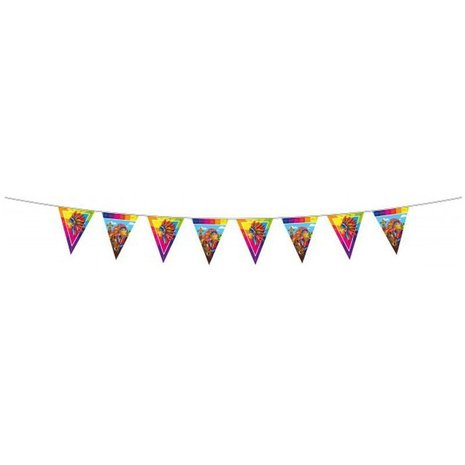 Folat Indische Flaggengirlande, 10 Meter | pro Stück