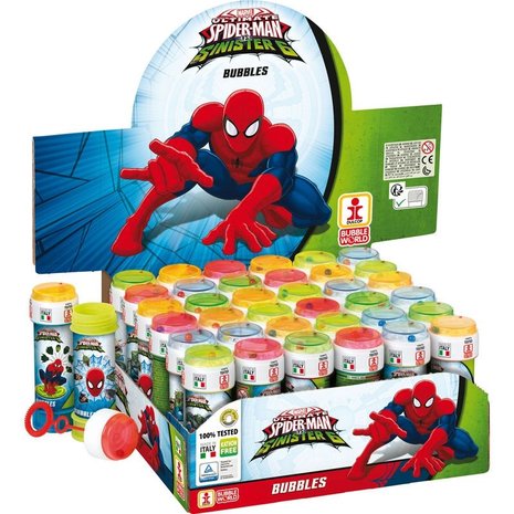 Henbrandt Bellenblaas Spiderman 60ml | per stuk Henbrandt Bellenblaas Spiderman 60ml | per stuk